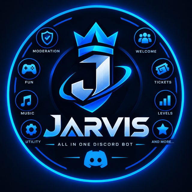 JARVIS logo: a crowned J on a shield